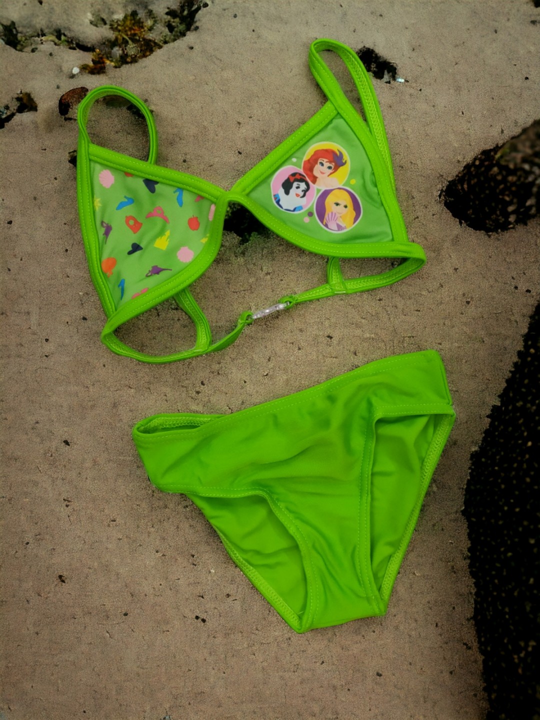 Costumi bikini mare 3-6 anni principesse