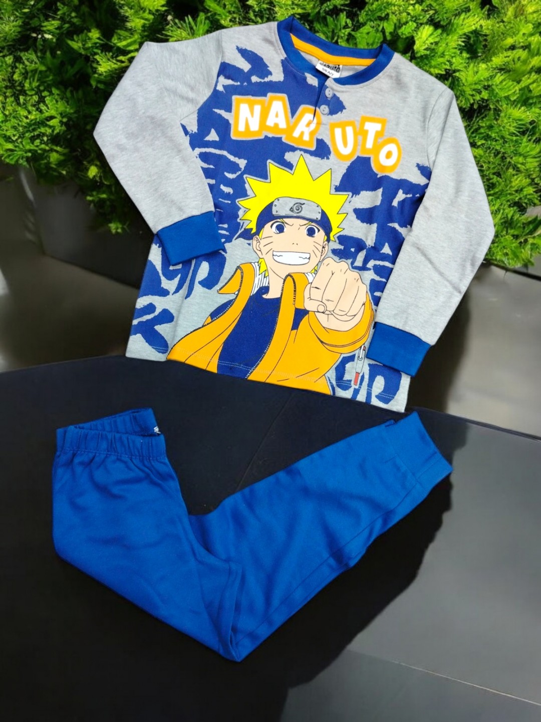 Pigiama caldo cotone 5-6 anni naruto